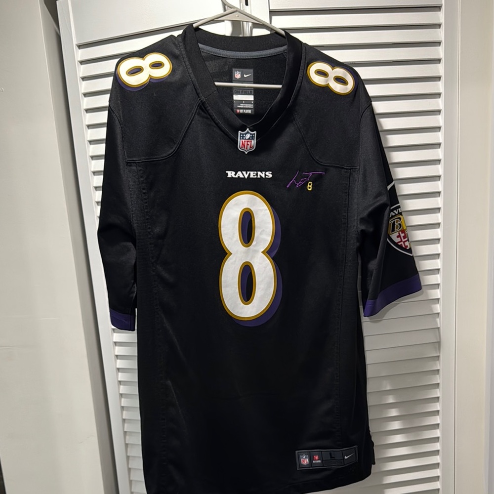 NIKE LAMAR JACKSON ALTERNATE JERSEY SIZE L